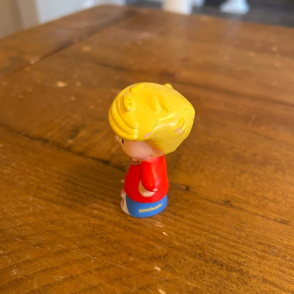 Fisher Price Little People Eddie in red shirt as is